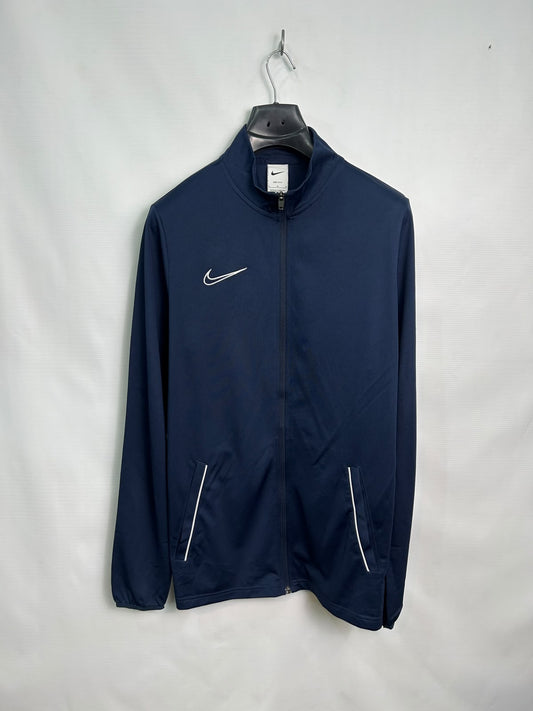 Nike Dri Fit Blue Zip Upper - Large
