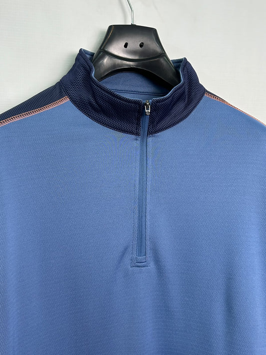 NBA Blue Half Zip Upper - Large