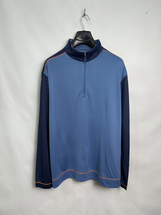 NBA Blue Half Zip Upper - Large