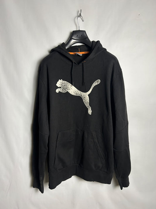 Puma Big Logo Black Hoodie - XL