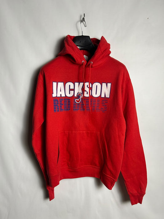 Hanes Big Logo Red Hoodie - Small