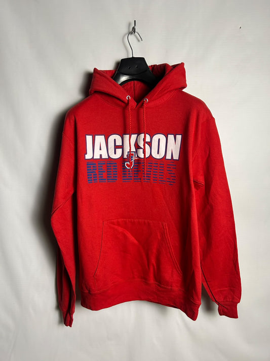 Hanes Big Logo Red Hoodie - Small