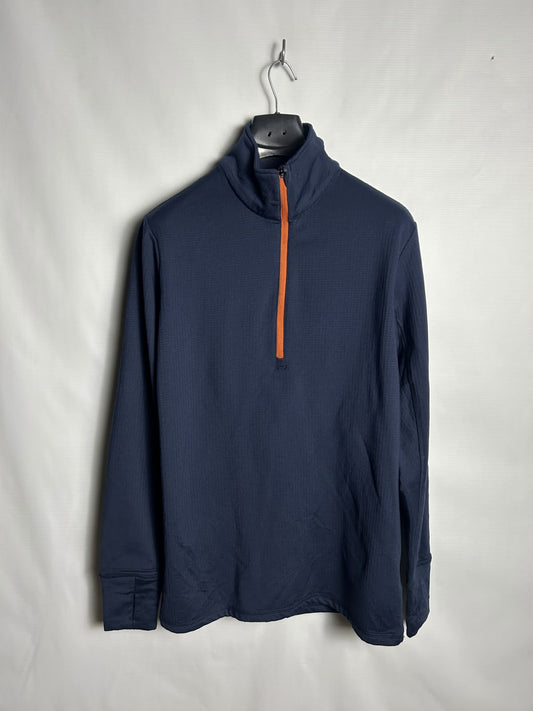 Blue Half Zip Upper - Small