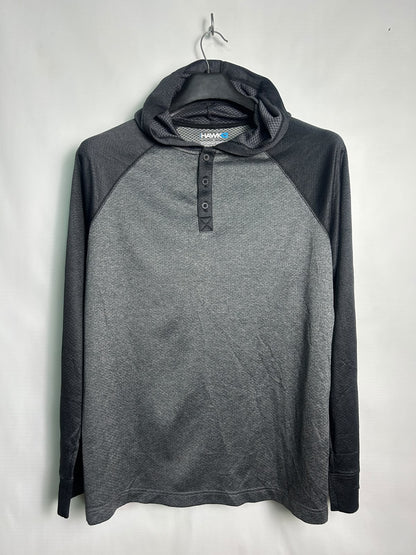 Hawk Grey Hoodie - Medium