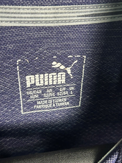 Puma Blue Half Zip Upper - Large