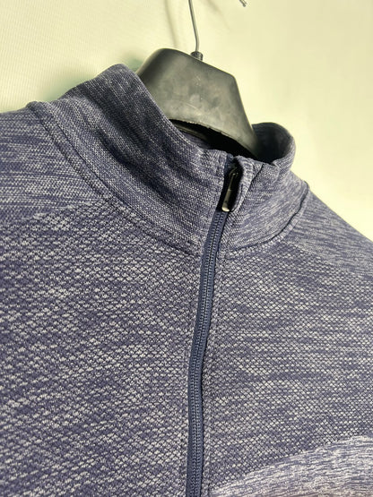Puma Blue Half Zip Upper - Large