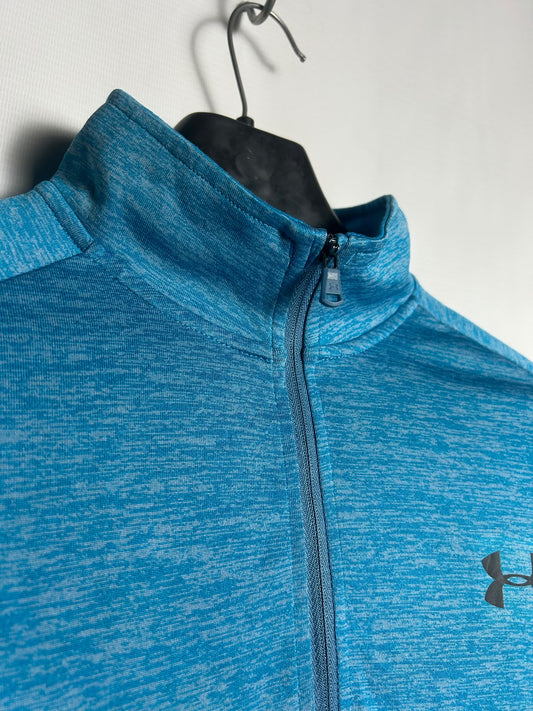 Under Armour Blue Half Zip Upper - LG
