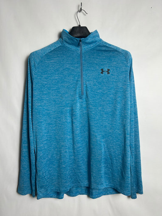 Under Armour Blue Half Zip Upper - LG