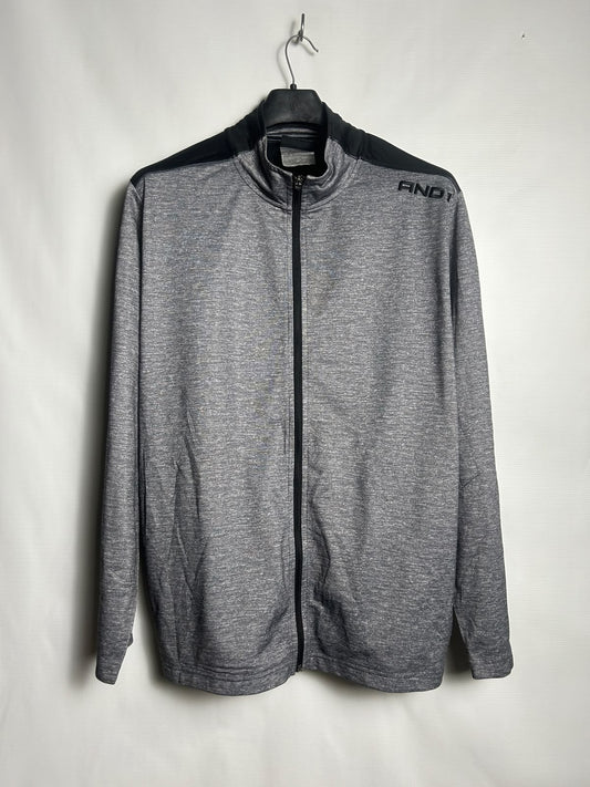 AND 1 Grey Zip Upper - 2XL