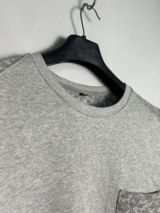 Grey Round Neck Upper - XL