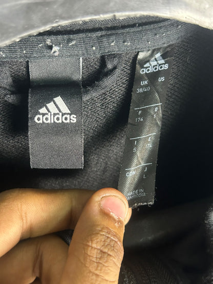Adidas Black Zip Upper - Large