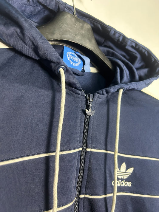 Adidas Blue Zip Upper - Small