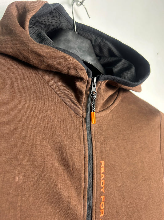 F&F Brown Zip Upper - Small