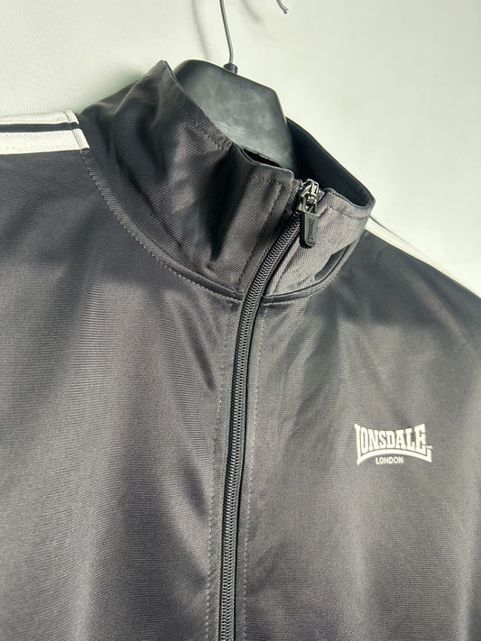 Lonsdale Black Zip Upper - XS