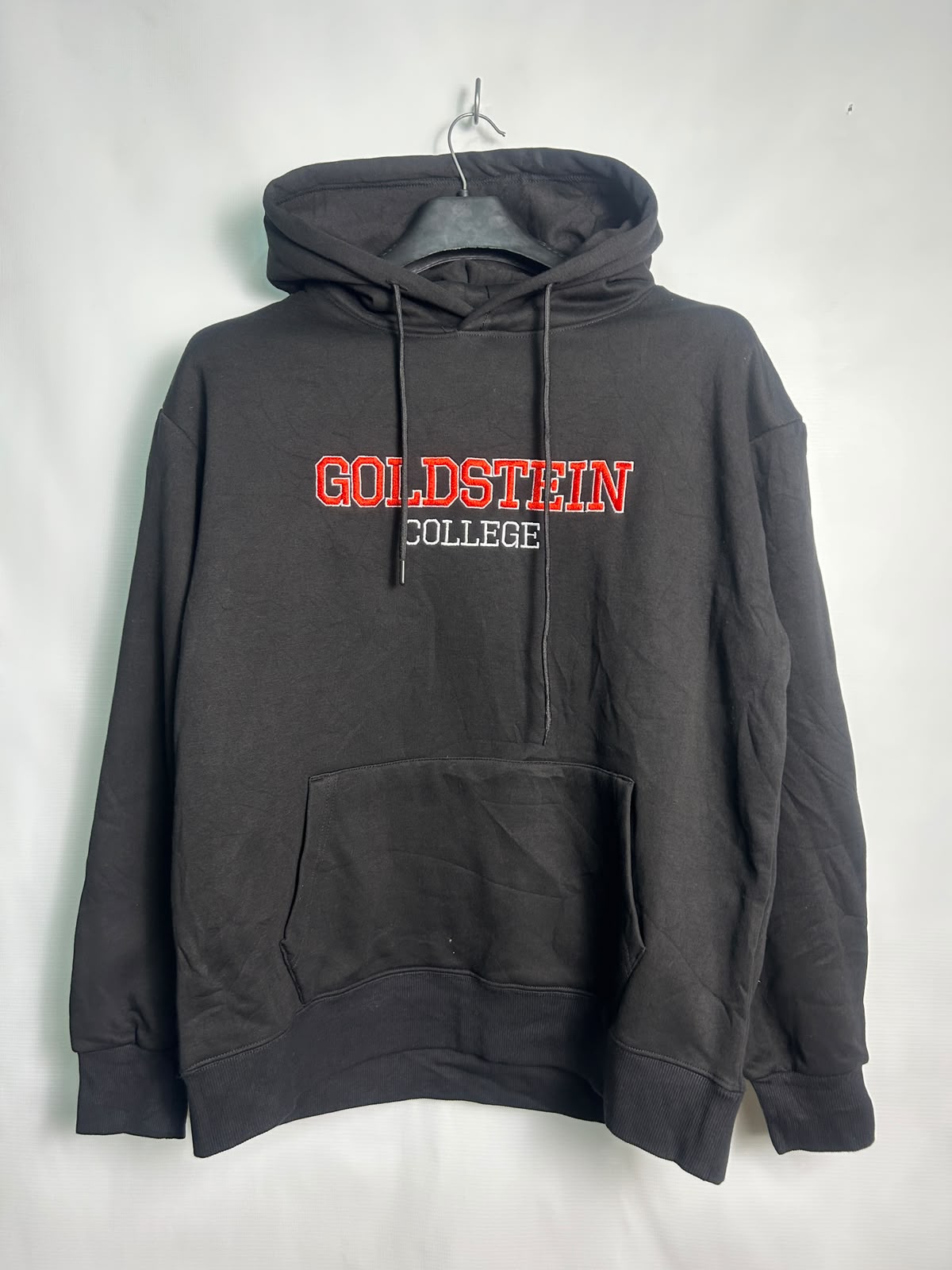 Pontoon Big Logo Black Hoodie - Large