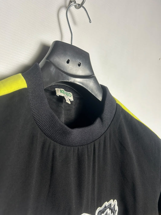 Kenzo Big Logo Black Round Neck Upper - XS