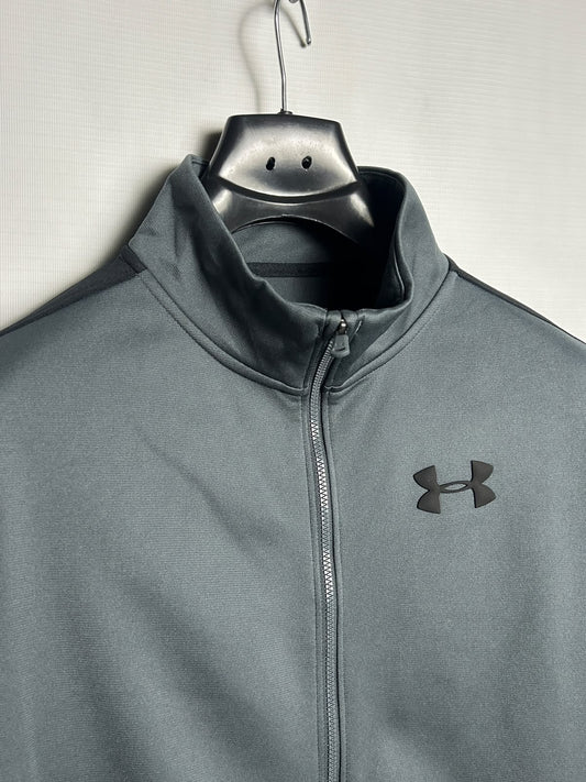 Under Armour Grey Zip Upper - YXL