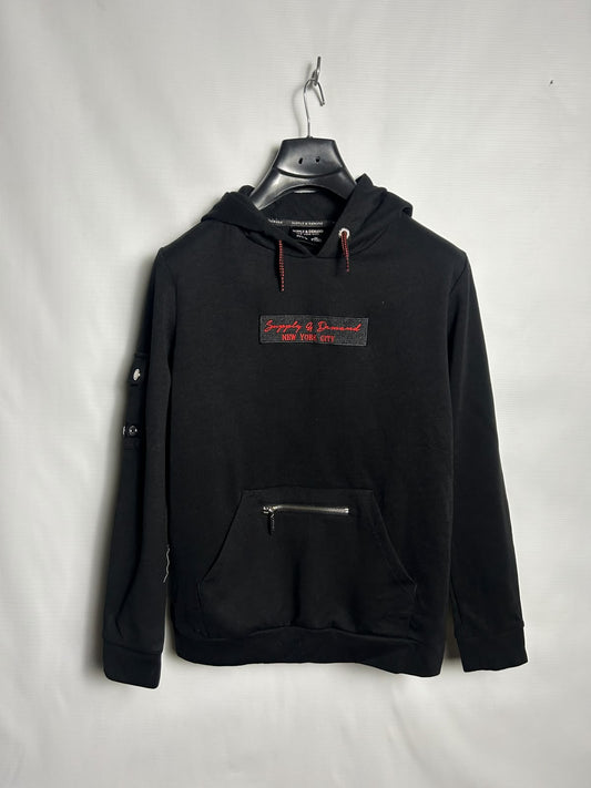 Supply & Demand Black Hoodie - XL