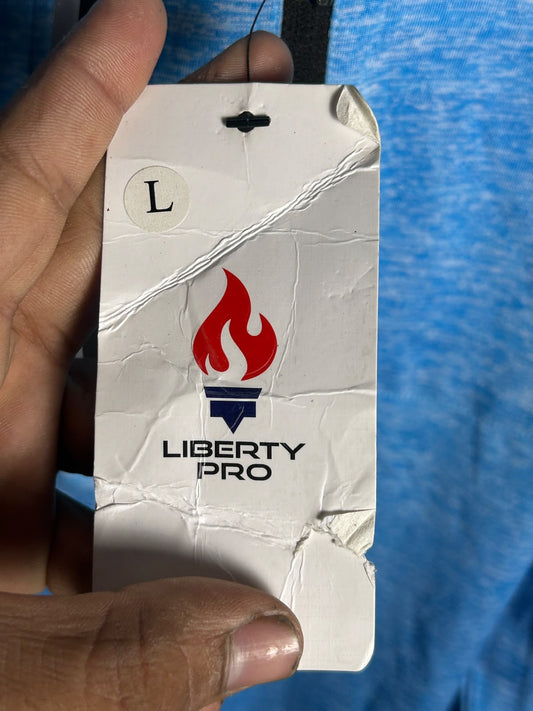 Liberty Pro Blue Half Zip Upper - Large