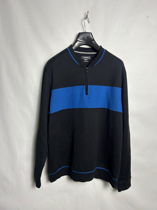 Alfani Black Half Zip Upper - XL