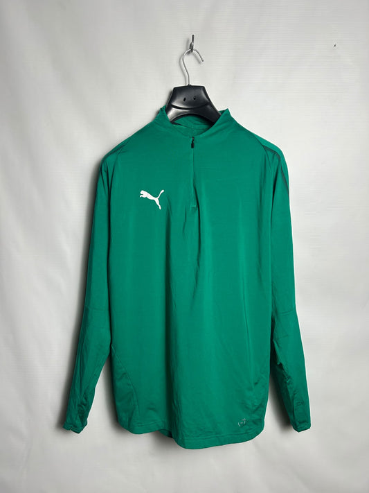 Puma Green Half Zip Upper - Medium