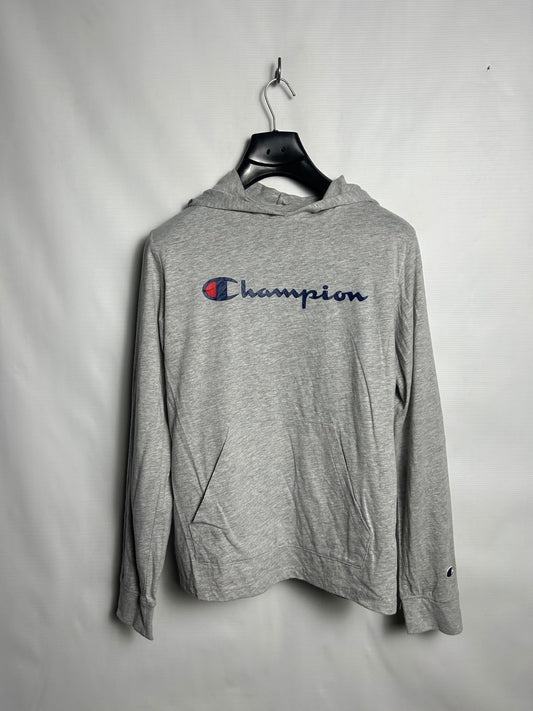 Champion Big Logo Grey Hoodie - XL