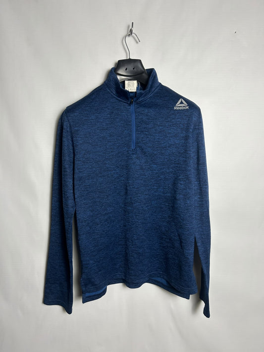 Reebok Blue Half Zip Upper - Small