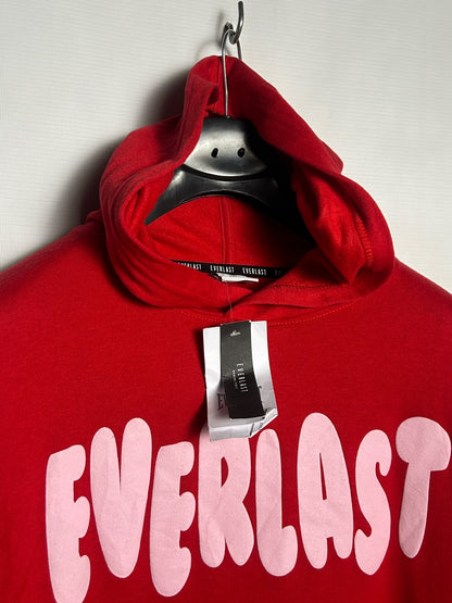 Everlast Red Big Logo Hoodie - Large
