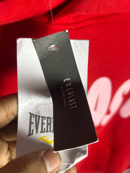 Everlast Red Big Logo Hoodie - Large