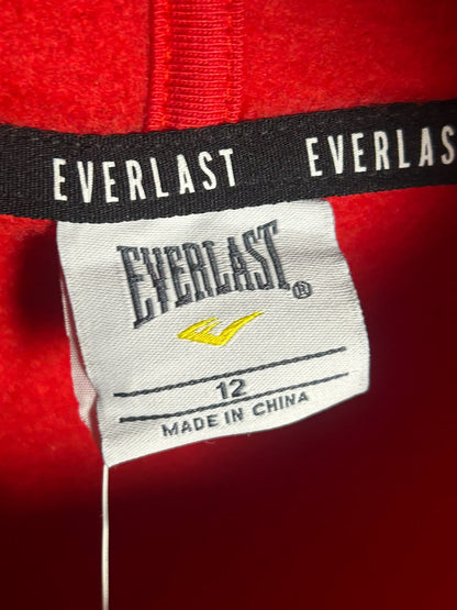 Everlast Red Big Logo Hoodie - Large