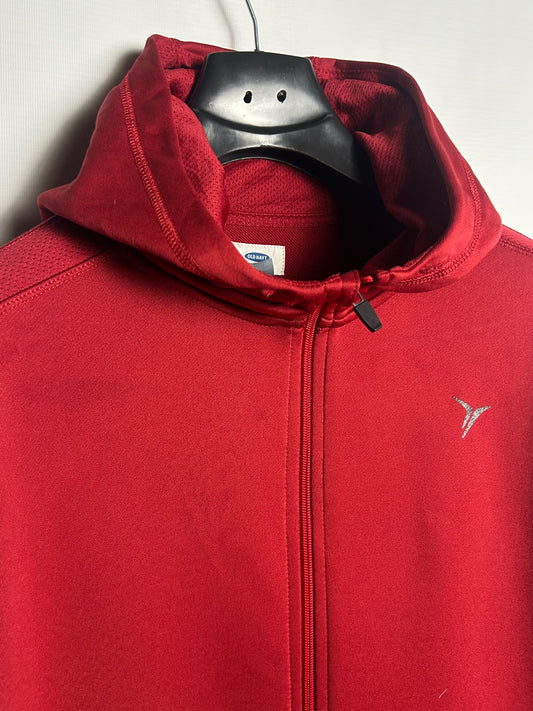 Old Navy Red Zip Upper - XXL