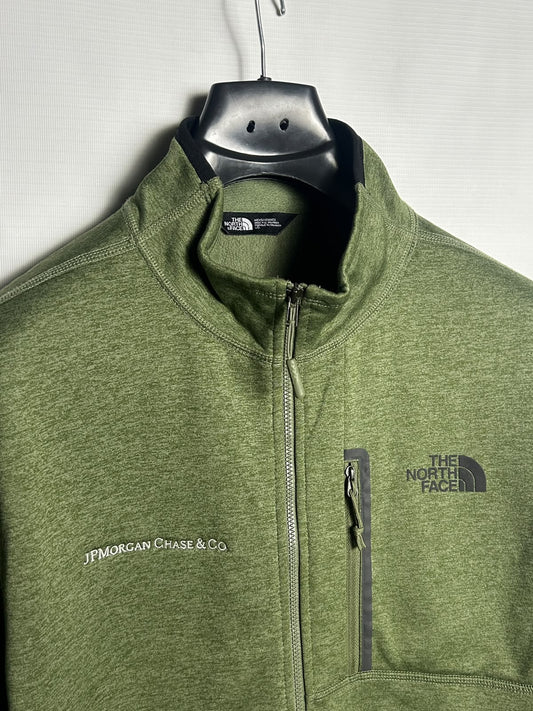 The North Face Olive Green Zip Upper - Large