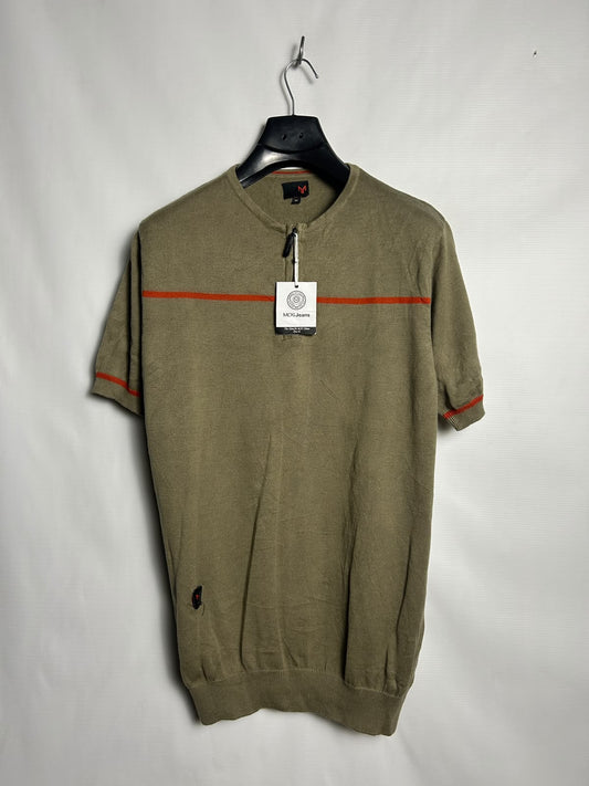 Mioki Jeans Army Green Round Neck - XL