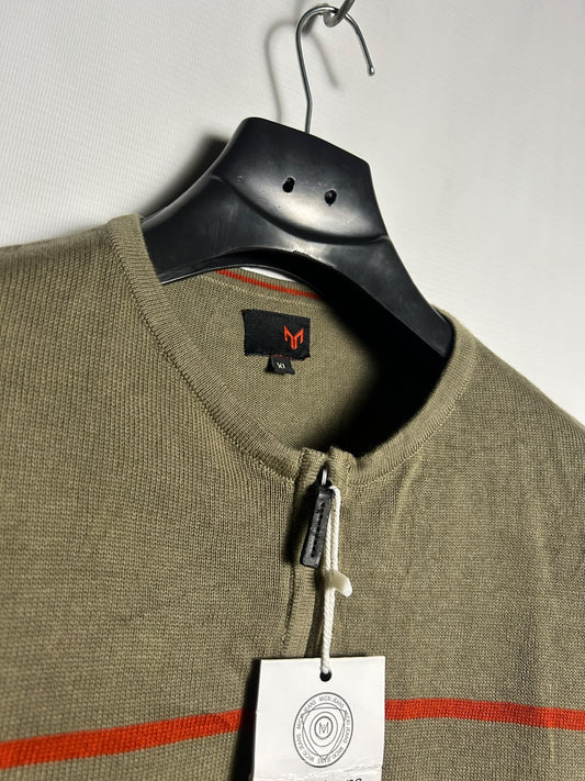 Mioki Jeans Army Green Round Neck - XL