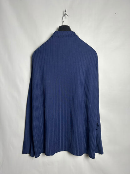 Blue Polo Half Zip Upper - XL