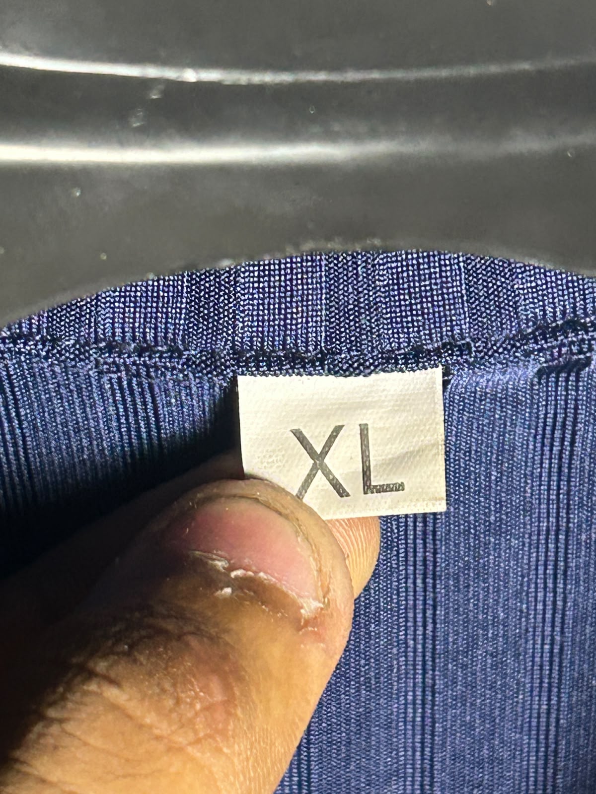 Blue Polo Half Zip Upper - XL