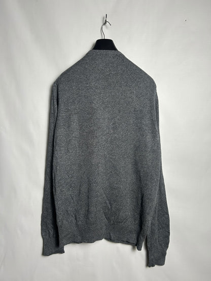 Grey V Neck Upper - XL