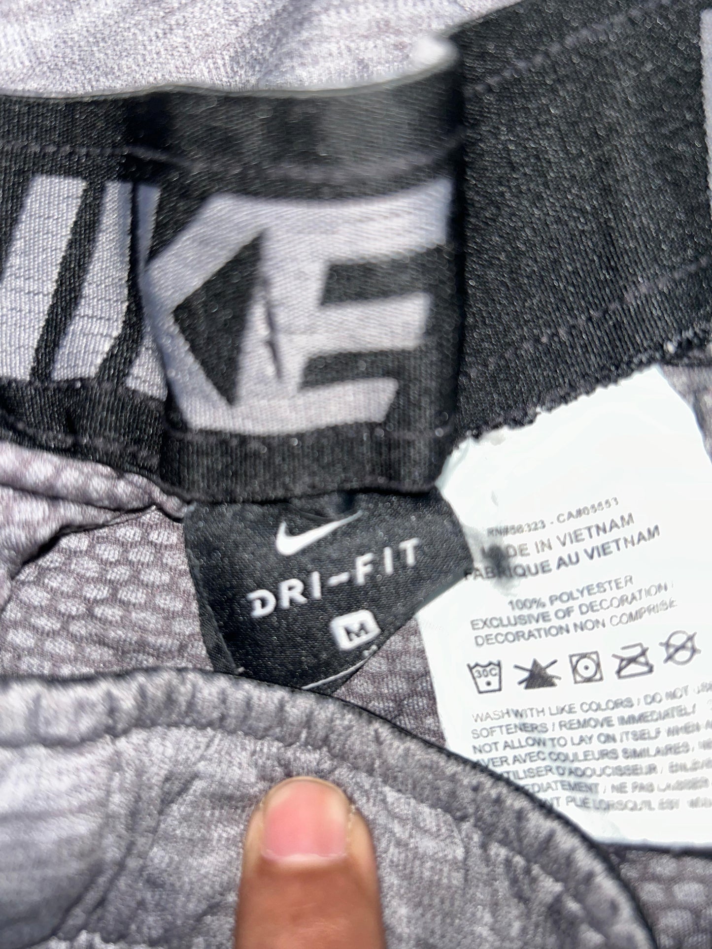 NIke Gray Short - Medium