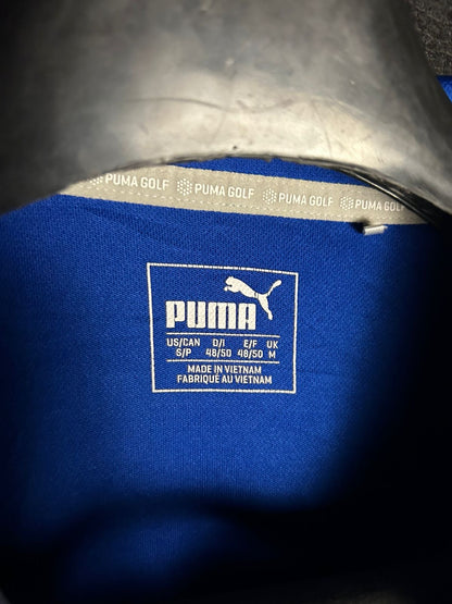 Puma Gray & Blue Polo - Small