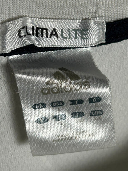 Adidas Climalite White Round Neck - Large