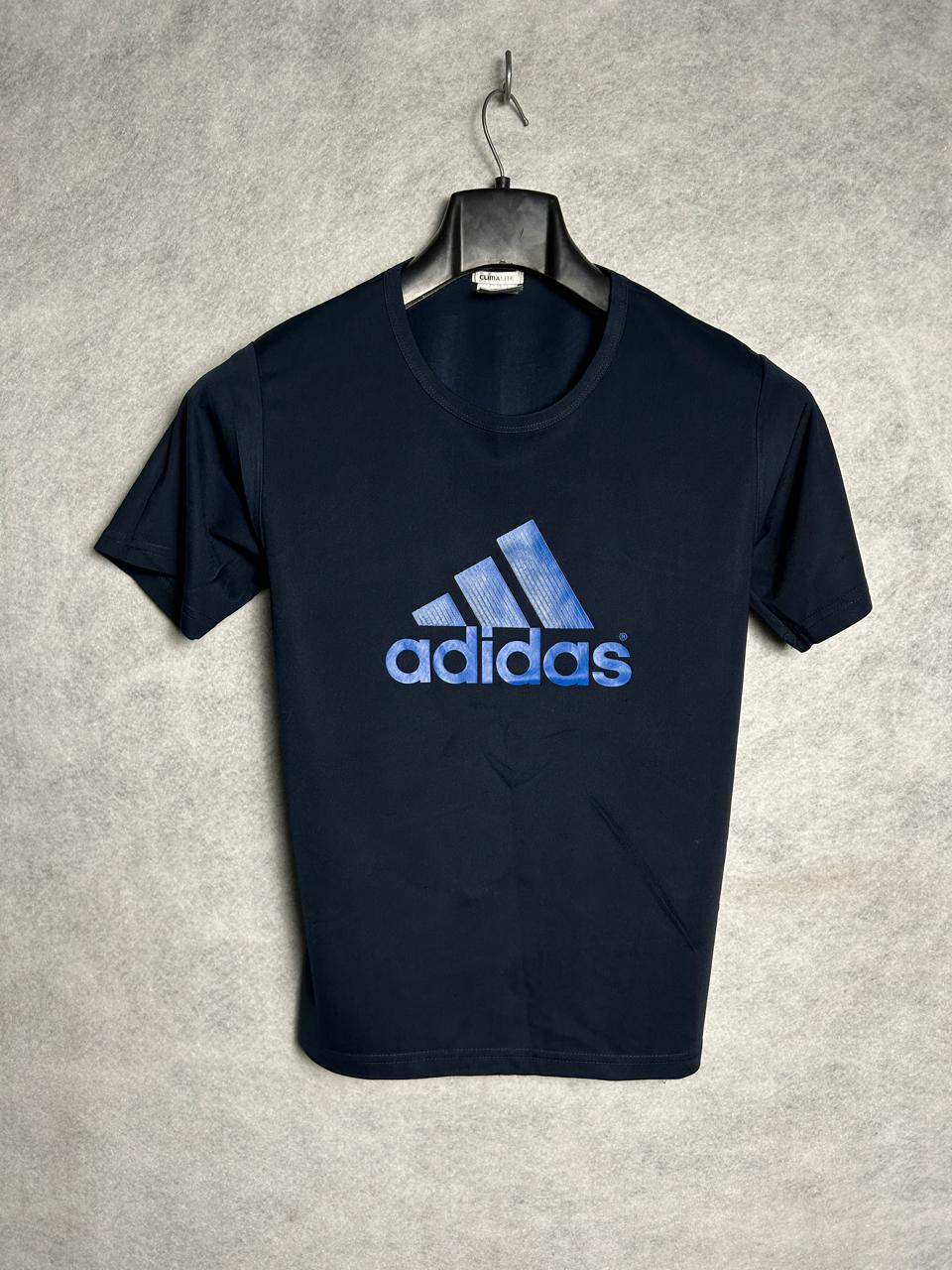 Adidas Climalite Blue Round Neck - Large