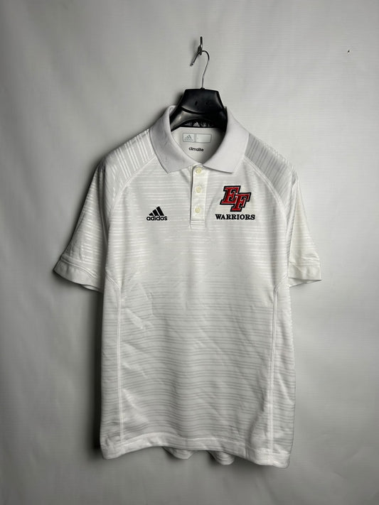 Adidas Climalite White Polo - Large