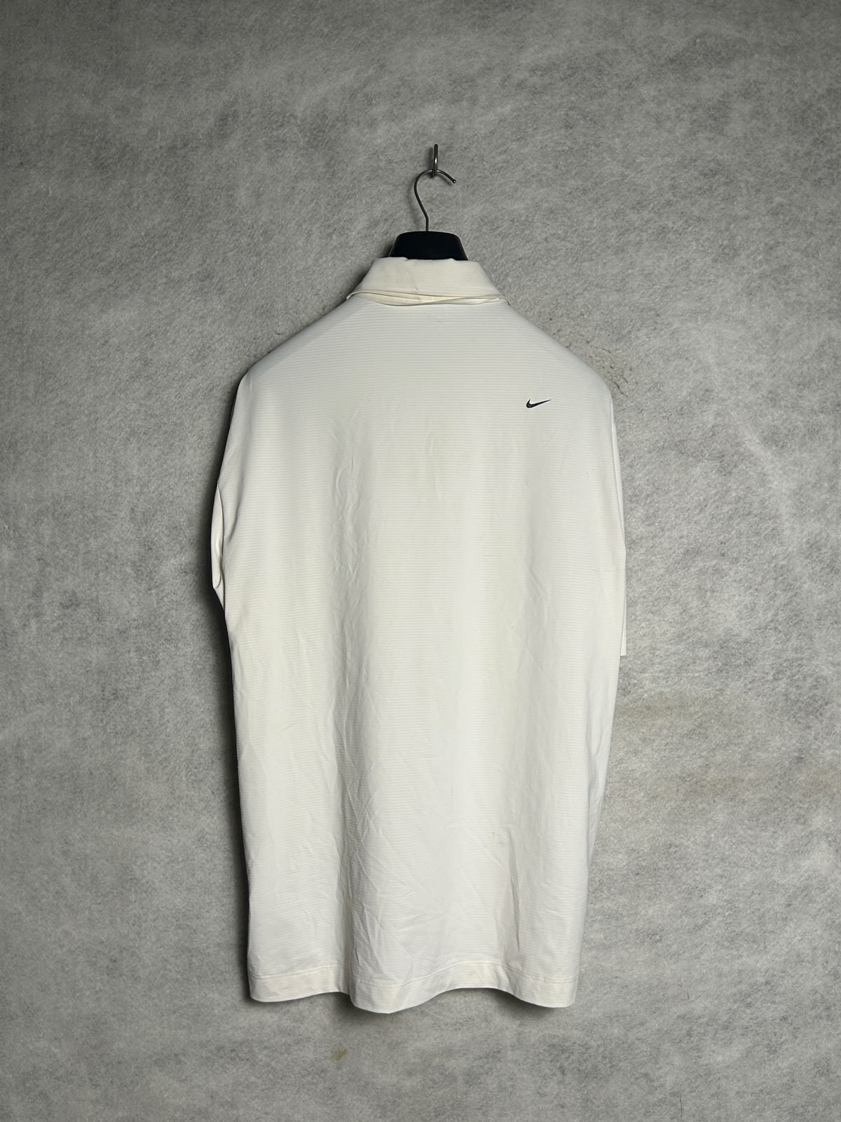 Nike Golf Dri Fit White Polo - Medium