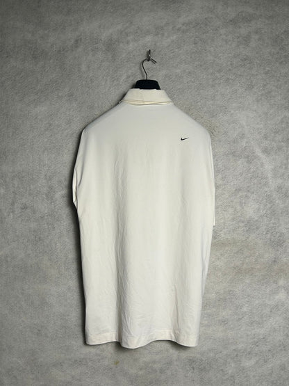 Nike Golf Dri Fit White Polo - Medium