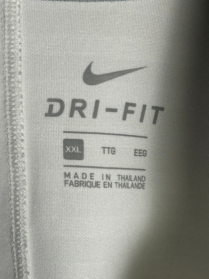 Nike Dri Fit White Polo - XXL