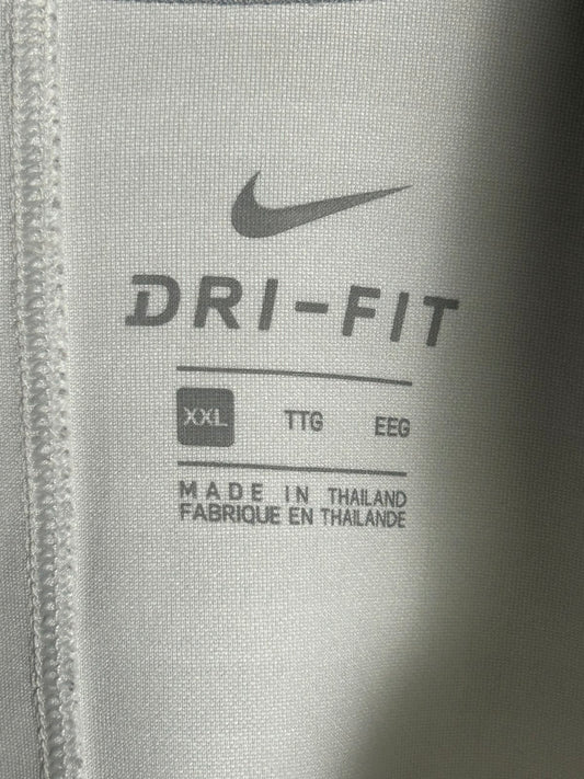Nike Dri Fit White Polo - XXL