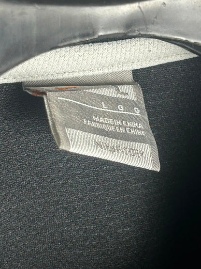 Nike Black And White Polo - Large