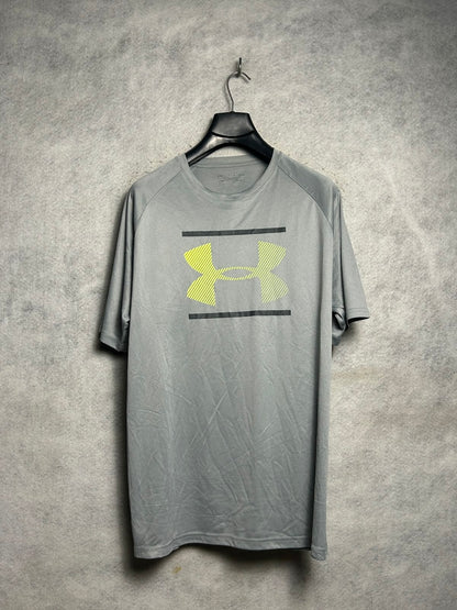 Under Armour Heat Gear Big Logo Grey - XL