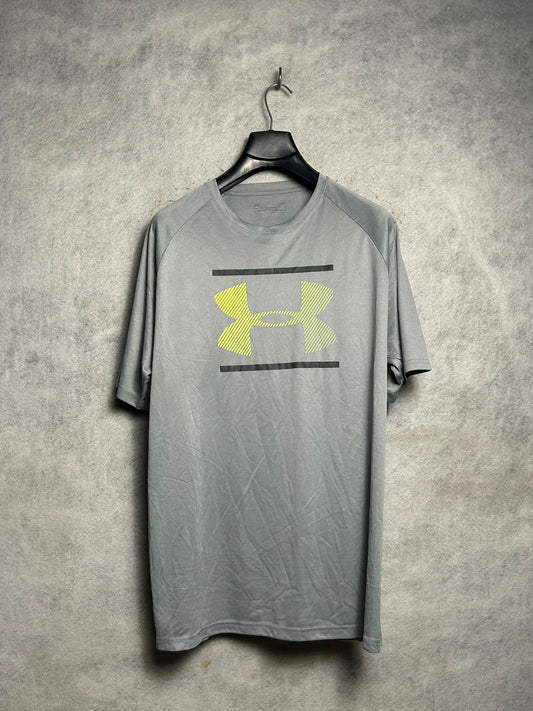 Under Armour Heat Gear Big Logo Grey - XL
