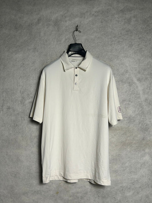 Nike Golf Dri Fit White Polo - Medium